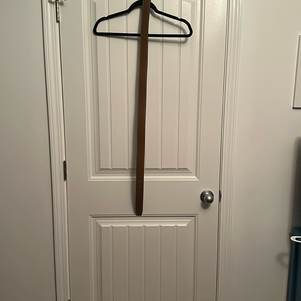 Brown Belt with Gold Accent - Picture 2 of 2